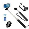 Tycipy Selfie Stick + Bluetooth Shutter With Button