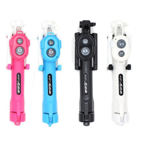 3 in 1 Wireless Selfie Stick Handheld Monopod Shutter Remote Bluetooth Selfie Stick Foldable Tripod
